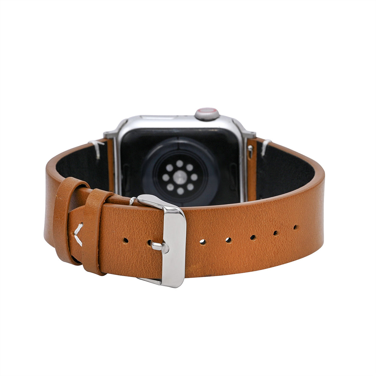 メンズ ブラウンレザー Apple Watch ストラップ