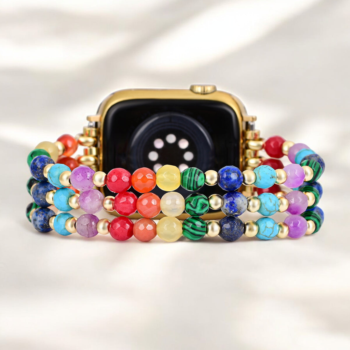 ミスティックポップストーンストレッチApple Watchストラップ