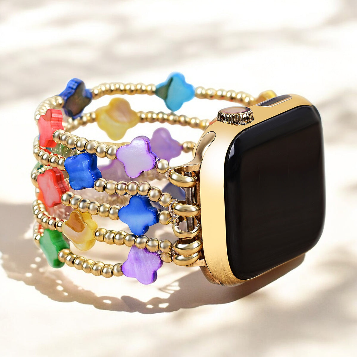 チャクラクローバーストレッチ Apple Watch ストラップ