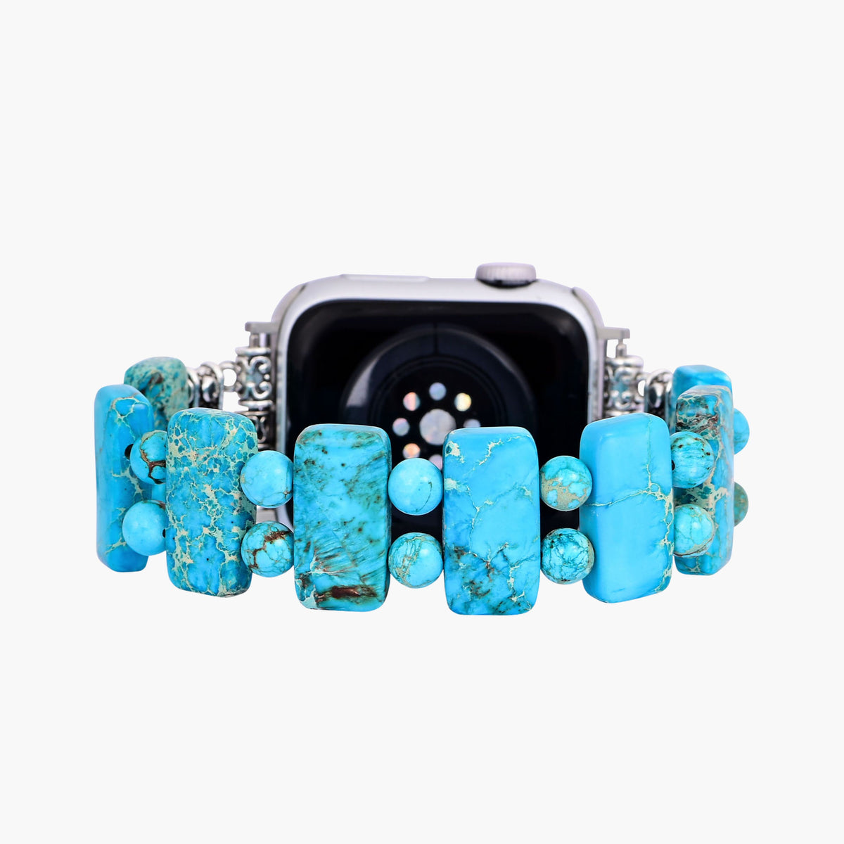 セレニティターコイズストレッチ Apple Watch ストラップ