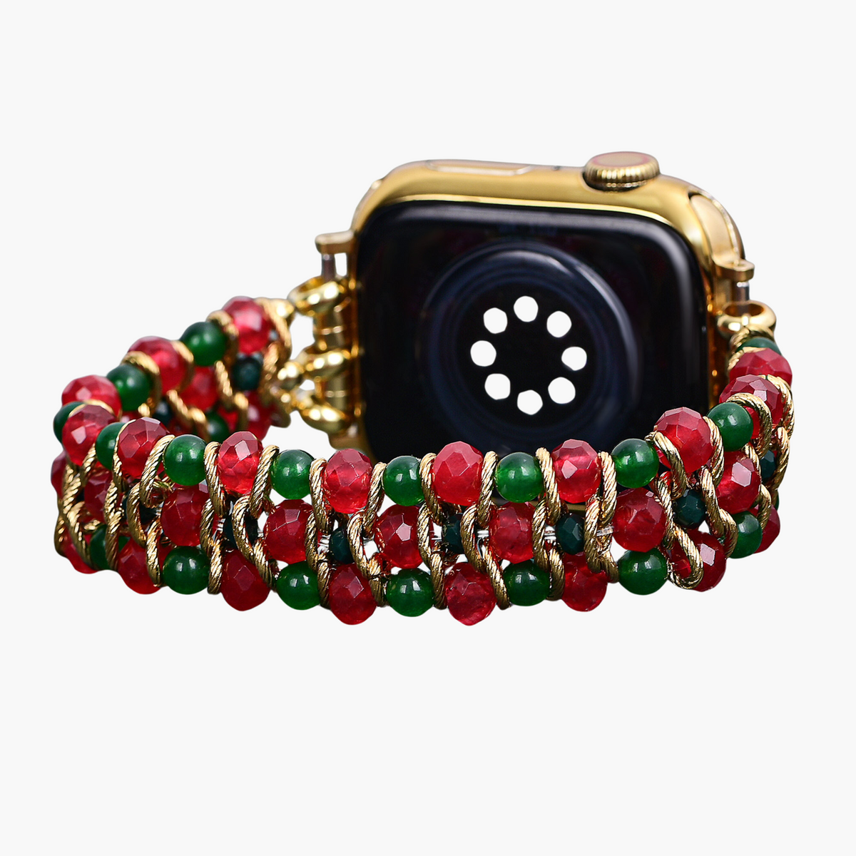 クリスマスチャームストレッチ Apple Watch ストラップ