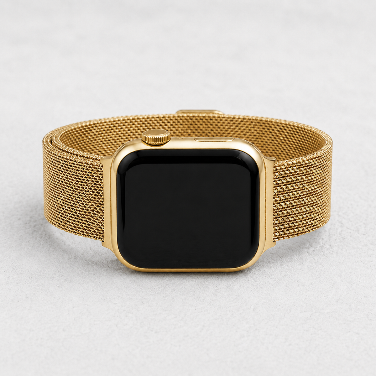 ゴールデンスチール高級伸縮Apple Watchストラップ