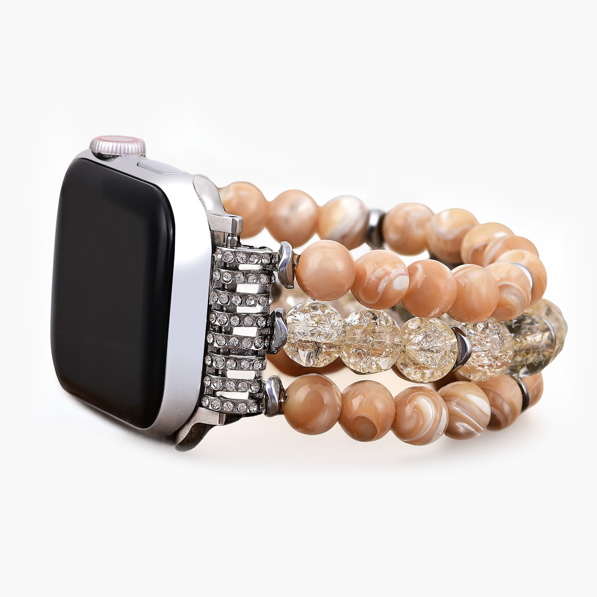 ハニークォーツストレッチApple Watchストラップ