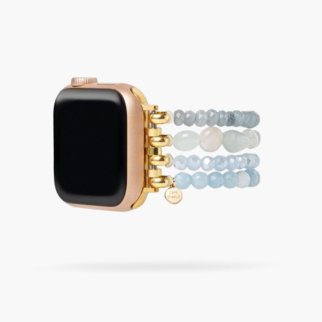 アクアマリンジェイドセレニティ Apple Watch ストラップ