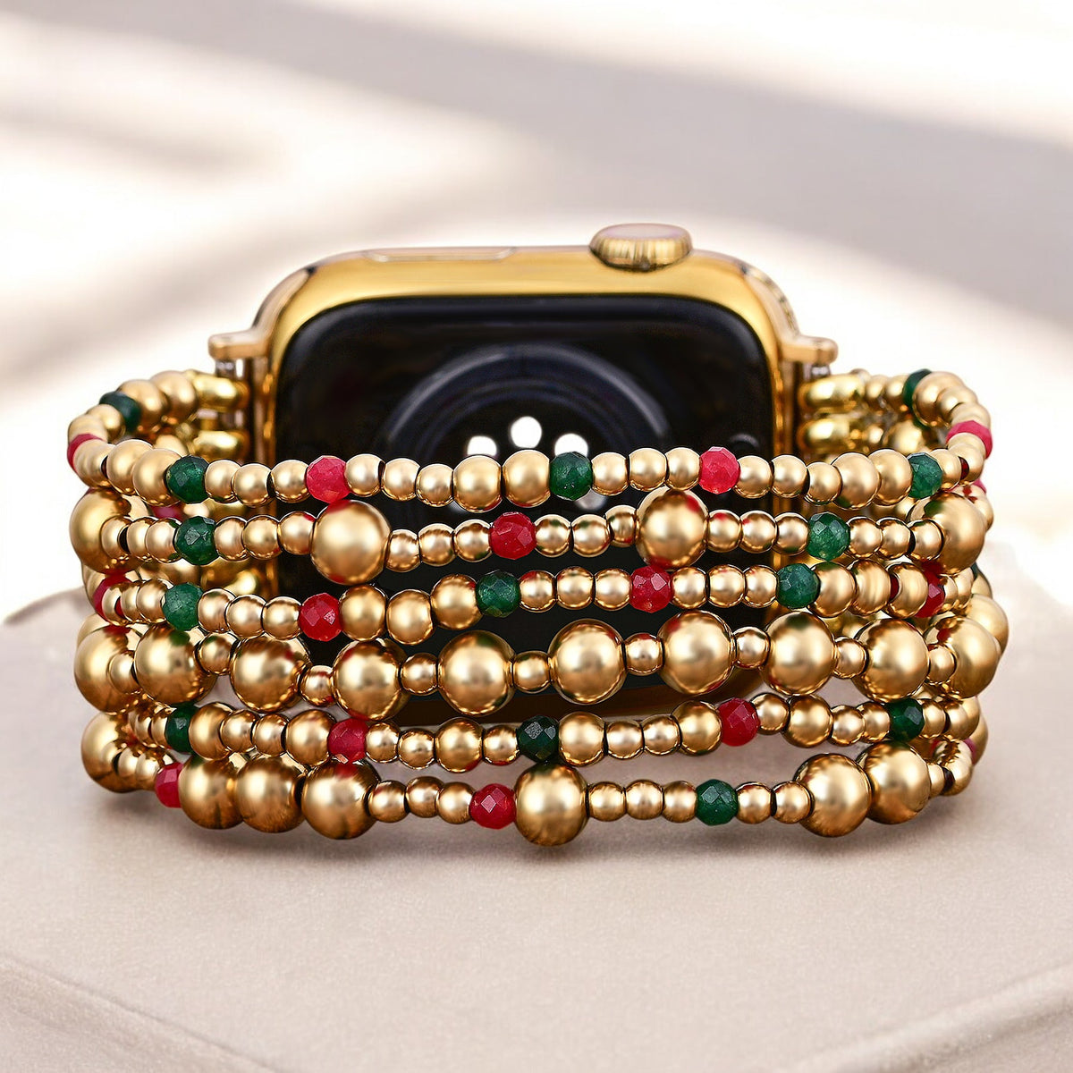 クリスマスゴールドマジックApple Watchストラップ