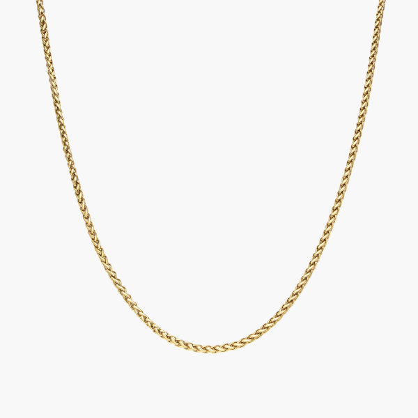 小麦チェーン(ゴールド)3mm