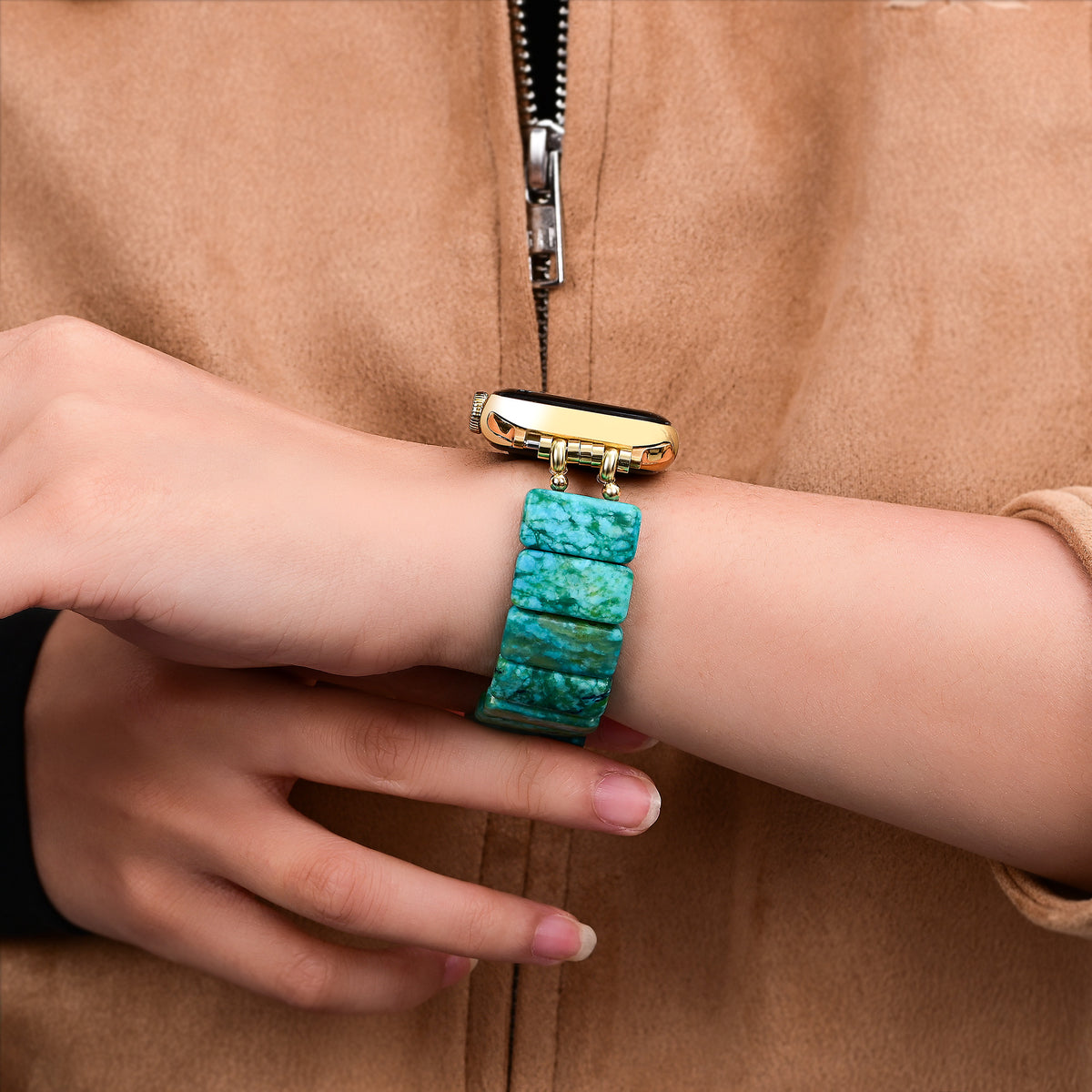 ジェイドセレニティストレッチ Apple Watch ストラップ