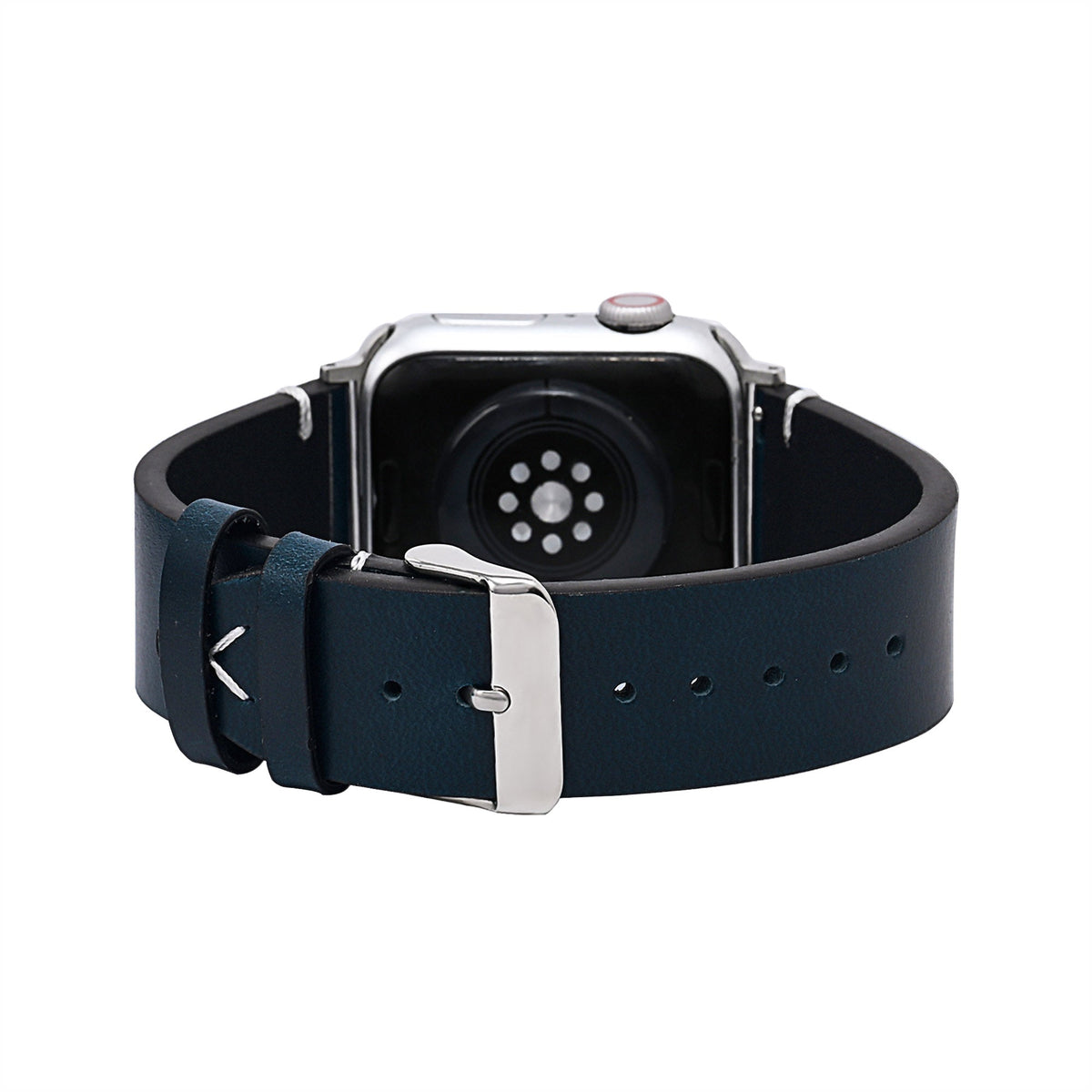 メンズ ダークブラウン レザー Apple Watch ストラップ
