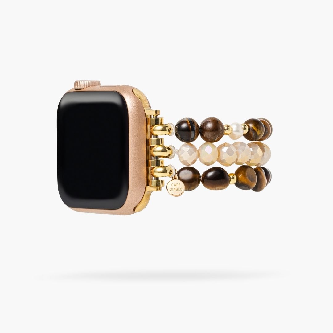 タイガーズアイの輝き Apple Watch ストラップ