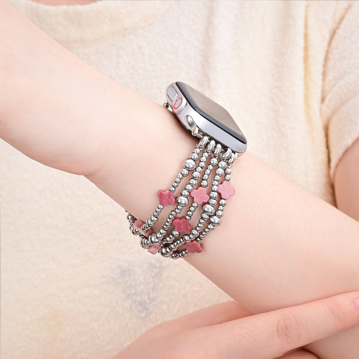 ファイアリーグレースクロスストレッチ Apple Watch ストラップ