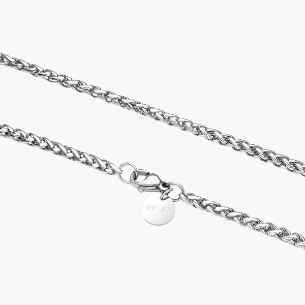 小麦チェーン(シルバー)3mm