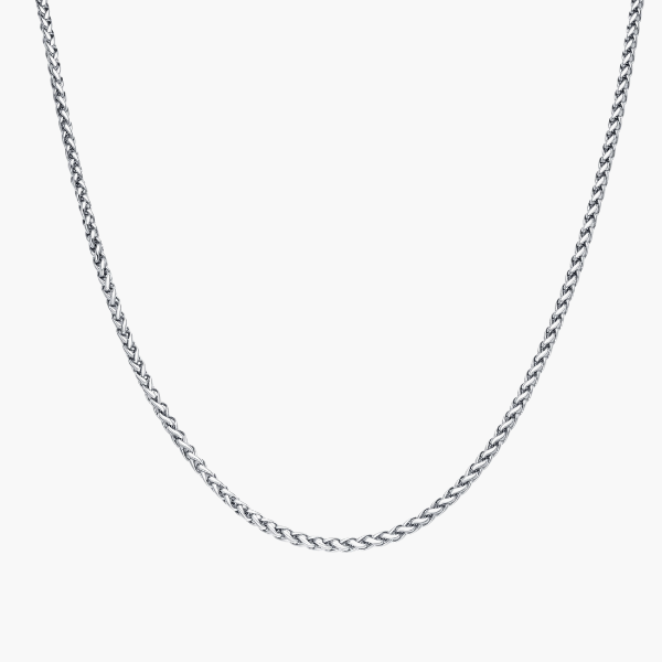 小麦チェーン(シルバー)3mm