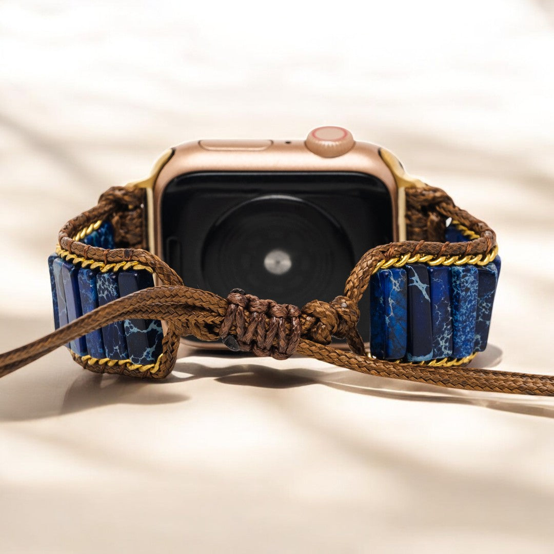 アジュールジャスパー Apple Watch ストラップ