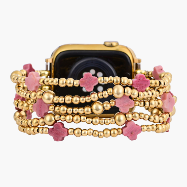 ルビーオーラクロスストレッチ Apple Watch ストラップ