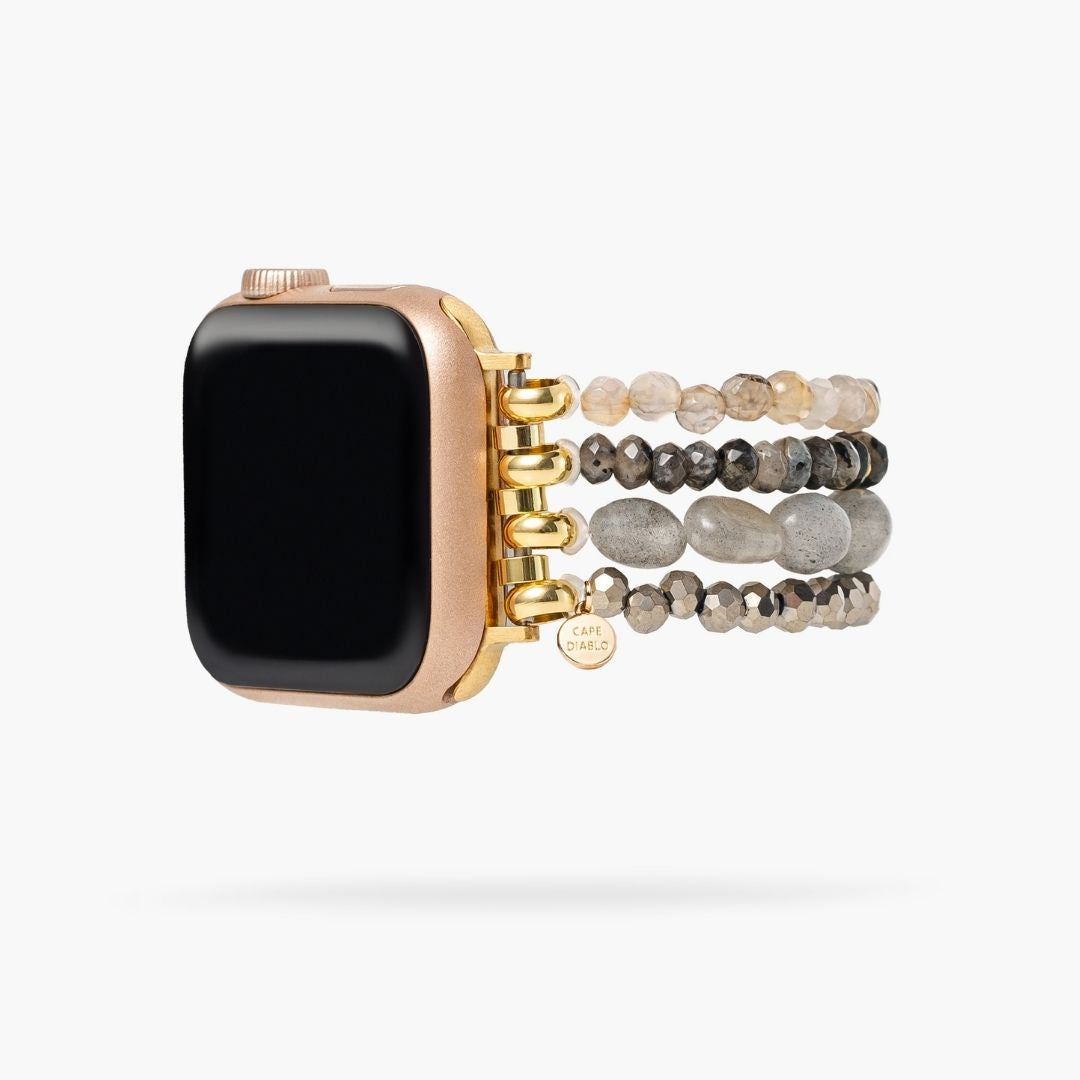 ラブラドライトアゲートフュージョン Apple Watch ストラップ