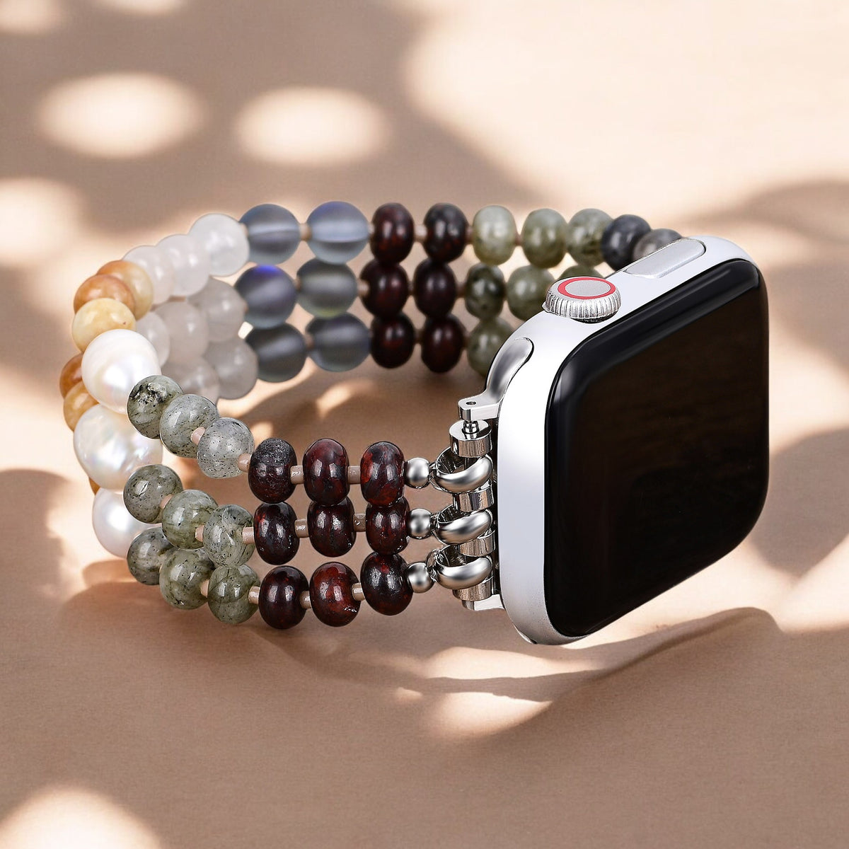 トロピカルアースストーンストレッチApple Watchストラップ