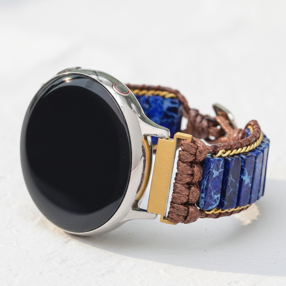 AzureラピスラズリSamsung Galaxy Watchストラップ
