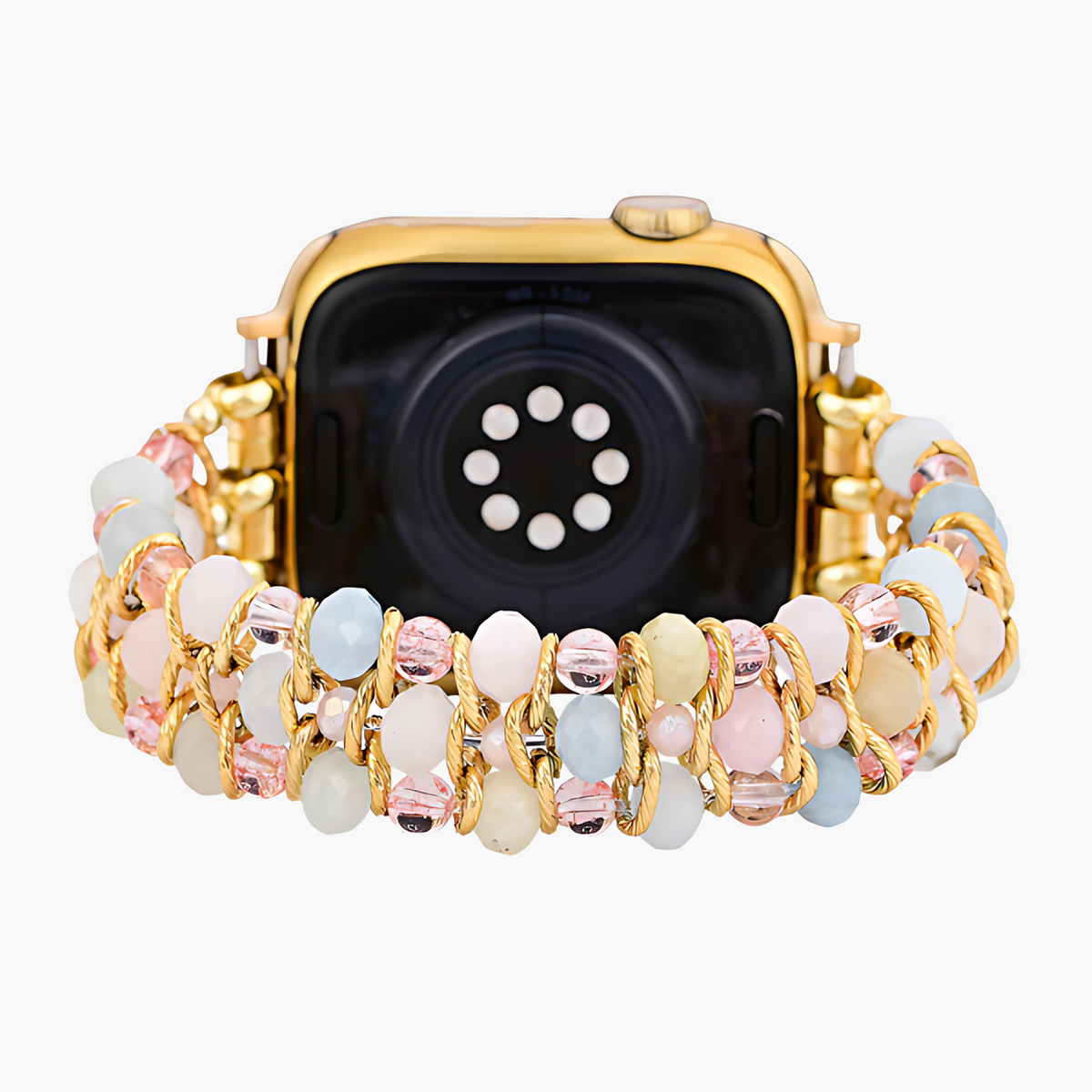 ゴールデン ドーン 編み込みストレッチ Apple Watch ストラップ