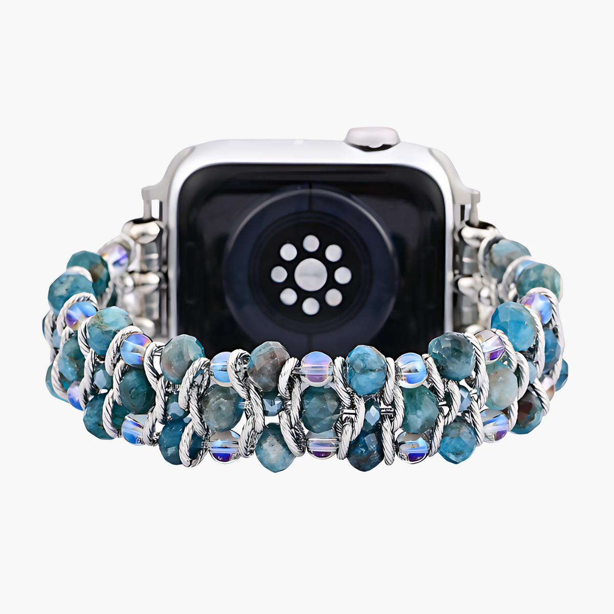 アパタイトアズール編み込みApple Watchストラップ