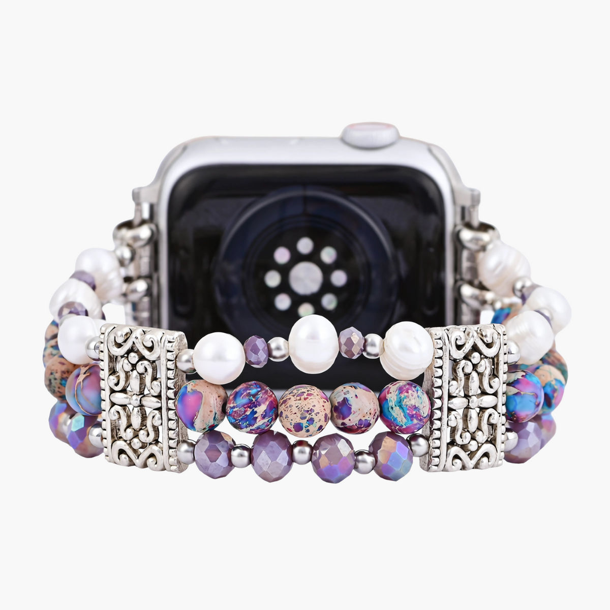 職人技のジャスパーオアシスストレッチApple Watchストラップ