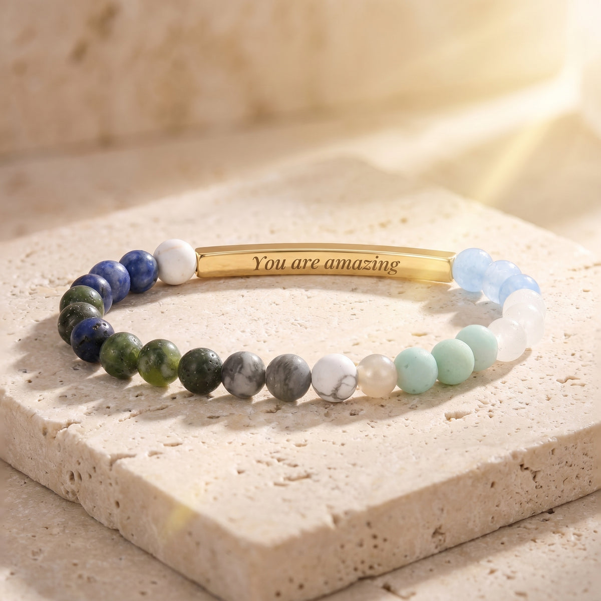 シークレットメッセージストーンBracelets