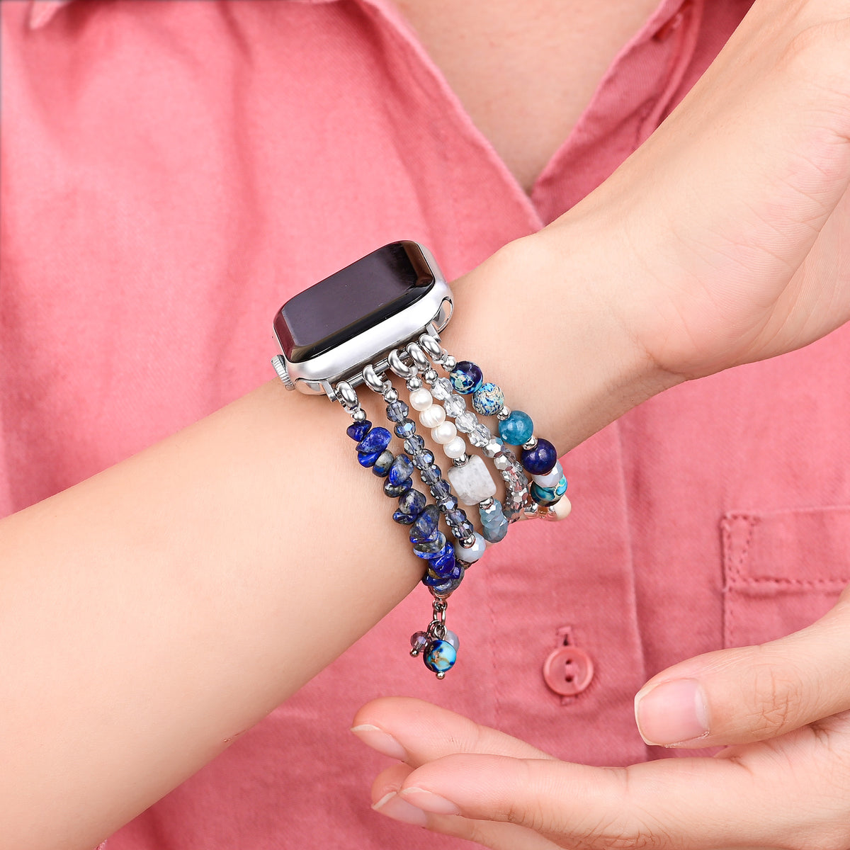 インテンスジャスパーグリマーストレッチ Apple Watch ストラップ