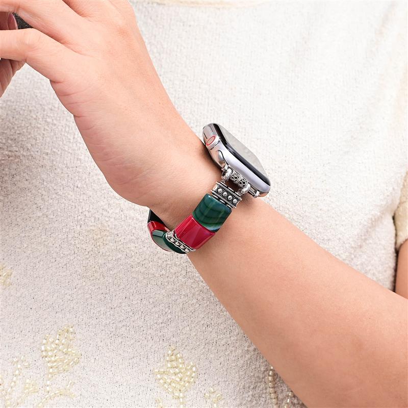 クリスマス トレジャー ストレッチ Apple Watch ストラップ