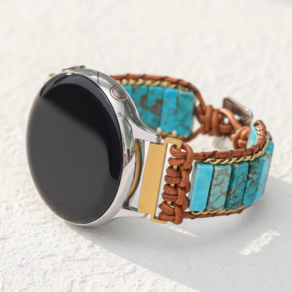 ネイティブターコイズ Samsung Galaxy Watch ストラップ