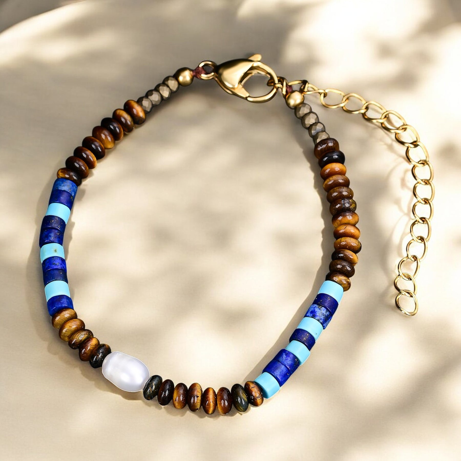 メンズコバルトアースブレスレット