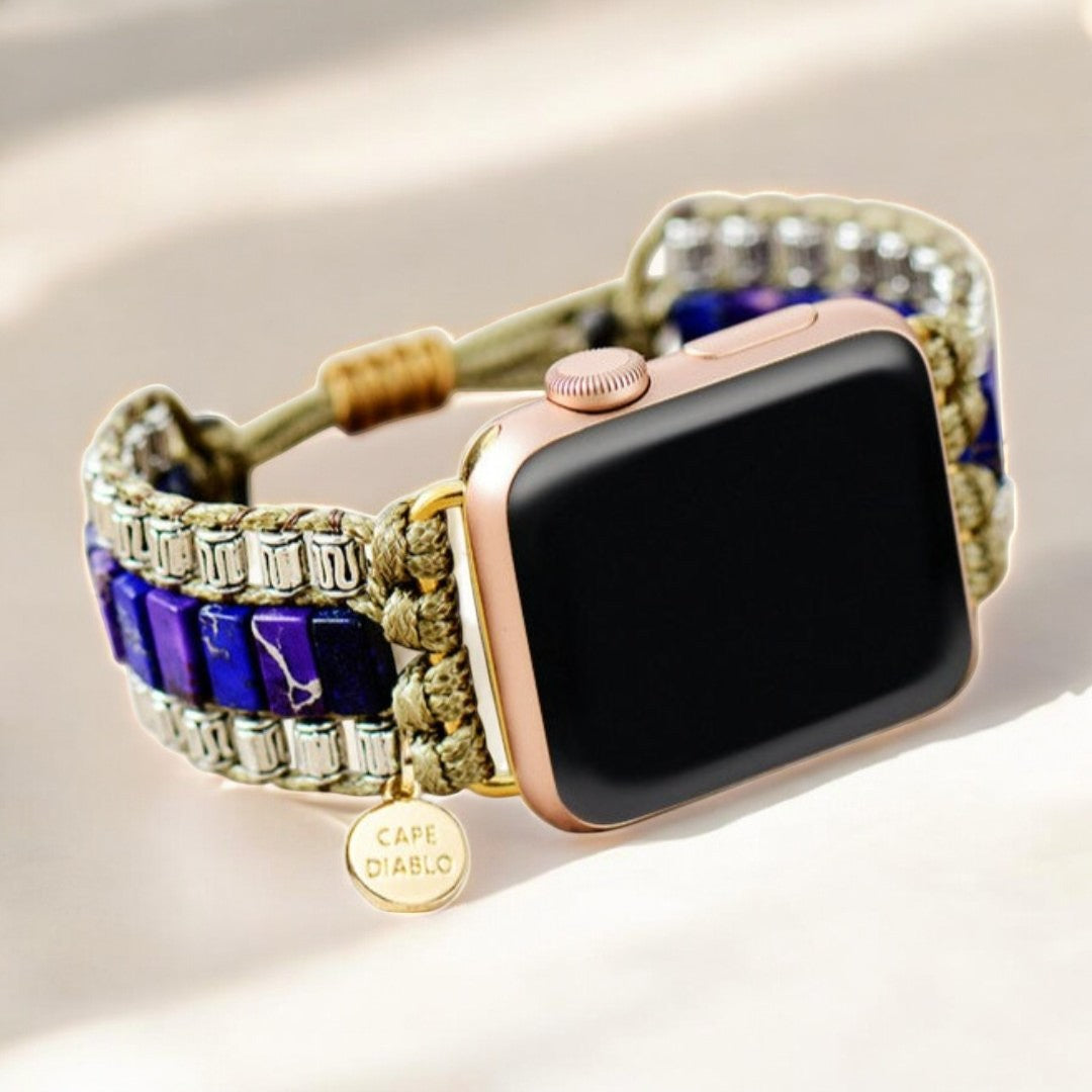 神聖なラピスパープルのApple Watchストラップ