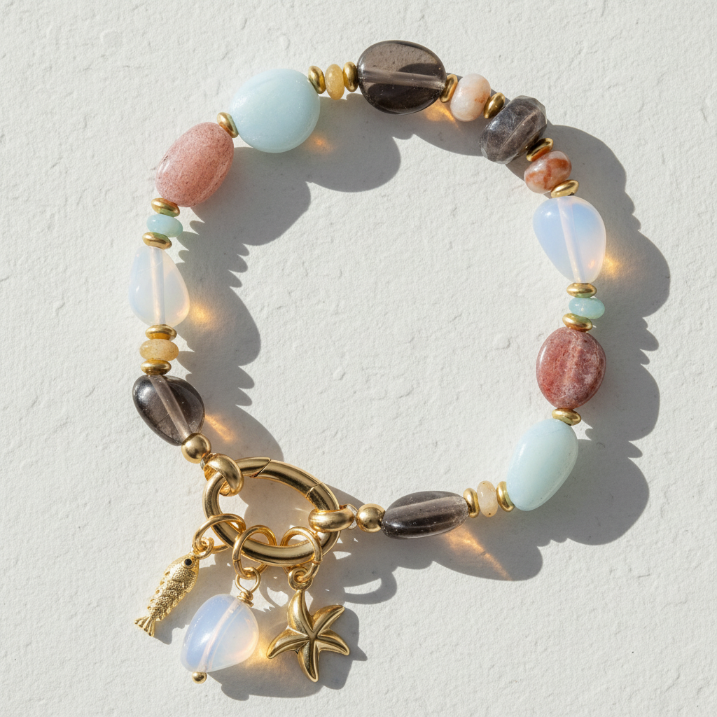 アクアドリームチャームブレスレット