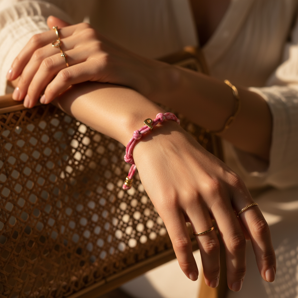 結び目のイニシャル Bracelets