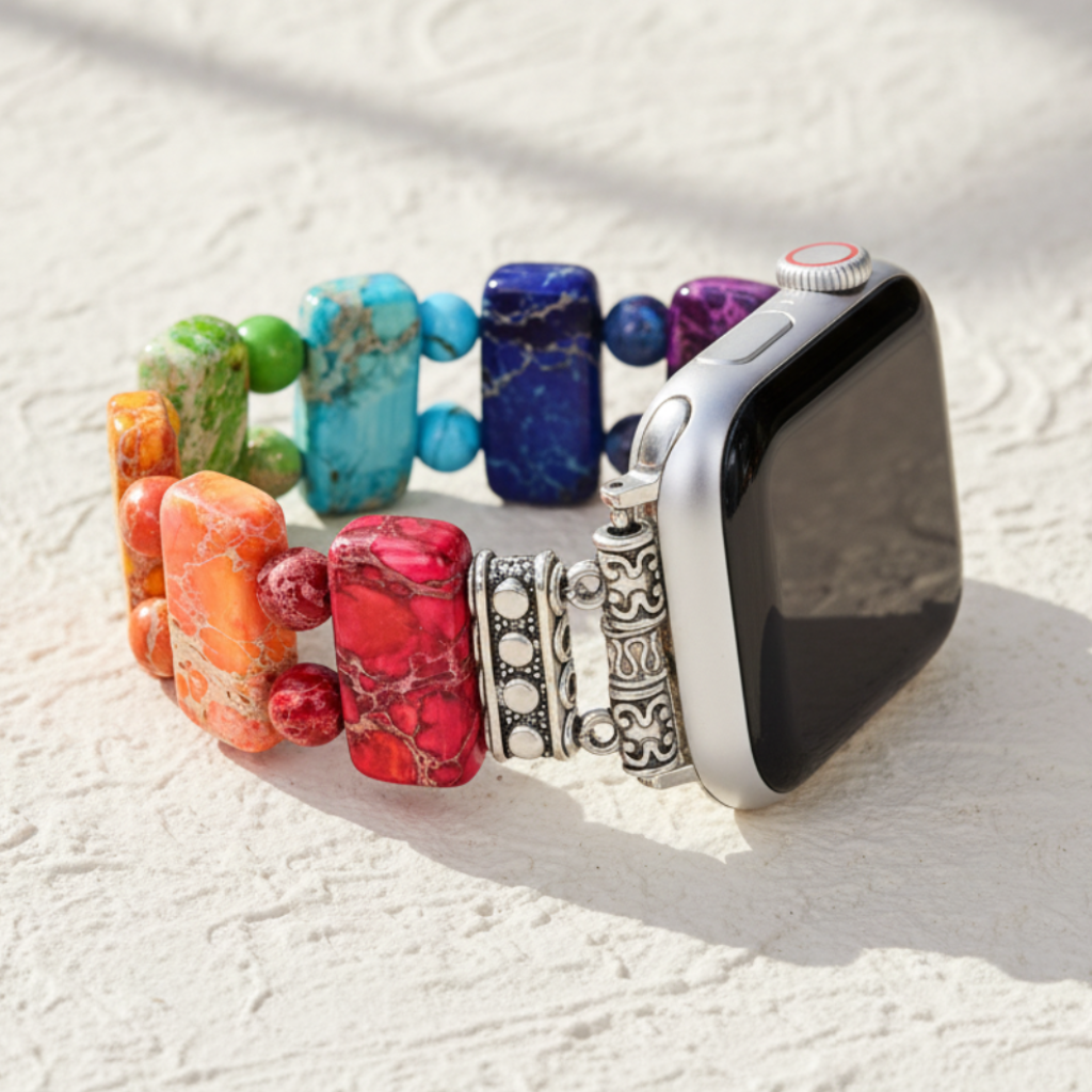 聖なるチャクラストレッチ Apple Watch ストラップ