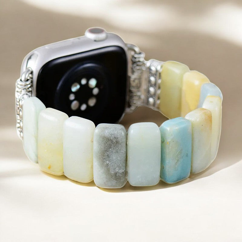 Amazonite Grace Stretch Apple Watch ストラップ