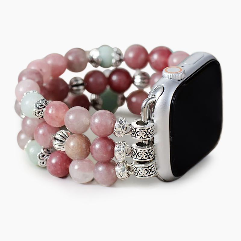 ダスキー・ローズ ストレッチ Apple Watch ストラップ