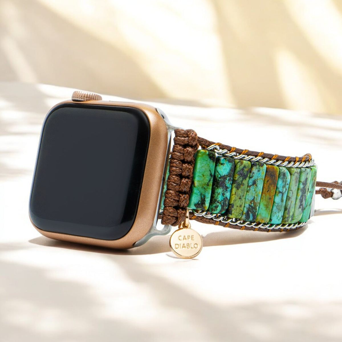 メンズ アフリカンターコイズ Apple Watch ストラップ