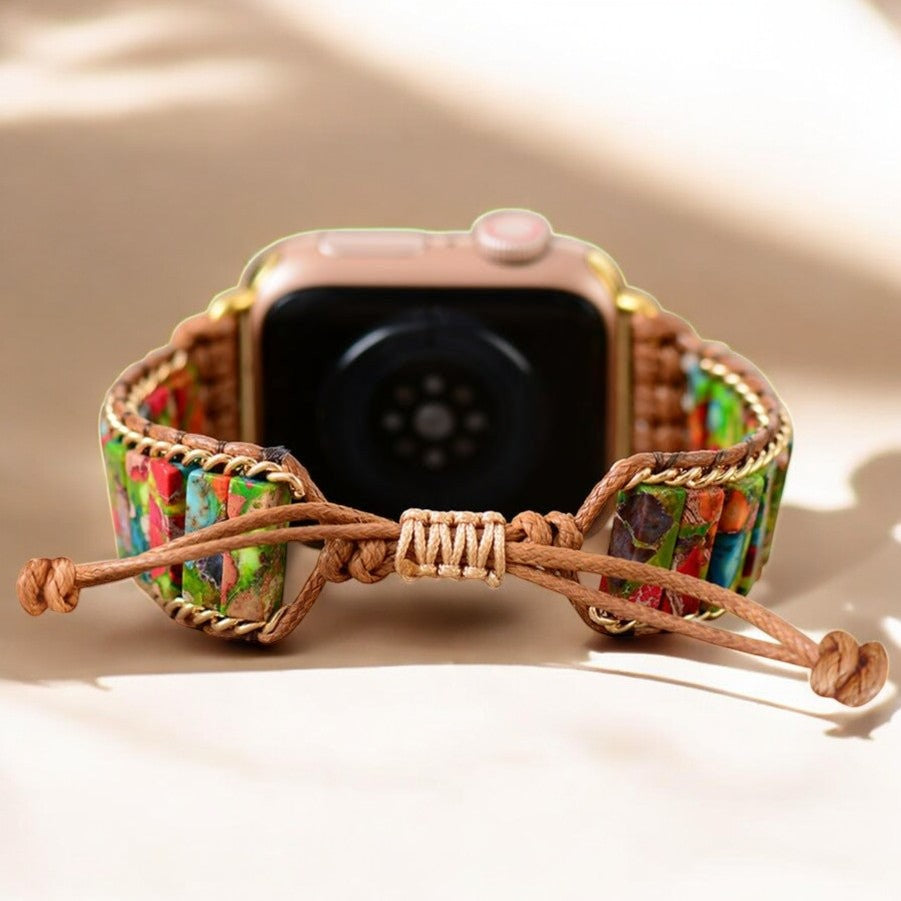 レインフォレストジャスパー Apple Watch ストラップ