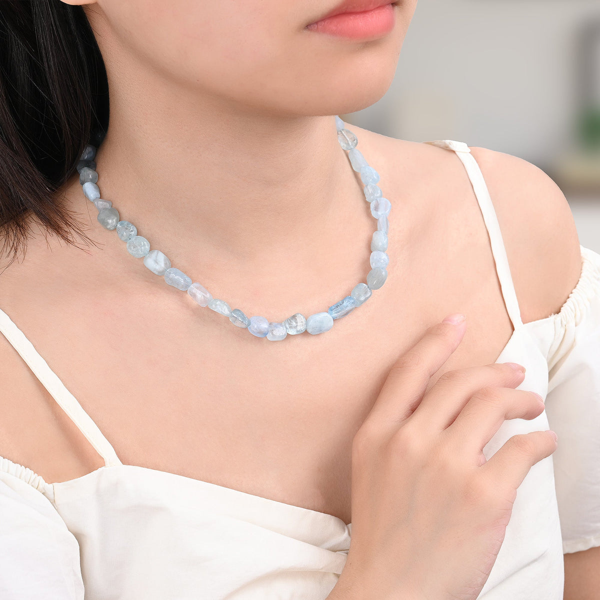 セレニティ アクアマリン ネックレス