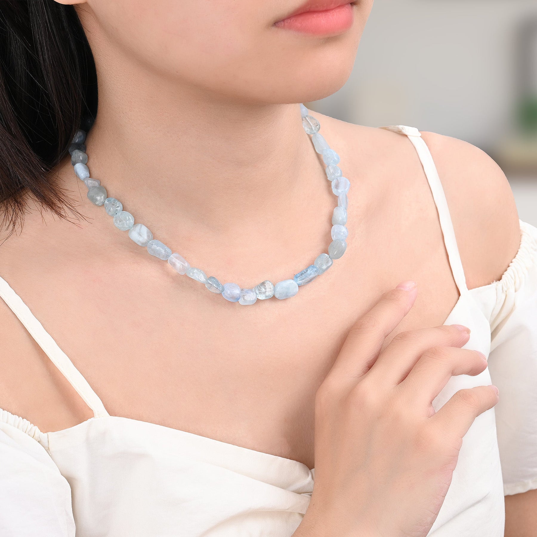 セレニティ アクアマリン ネックレス