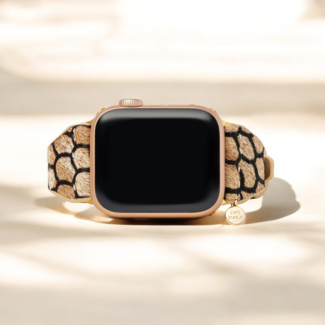 ミッドナイトスケールレザー Apple Watch ストラップ