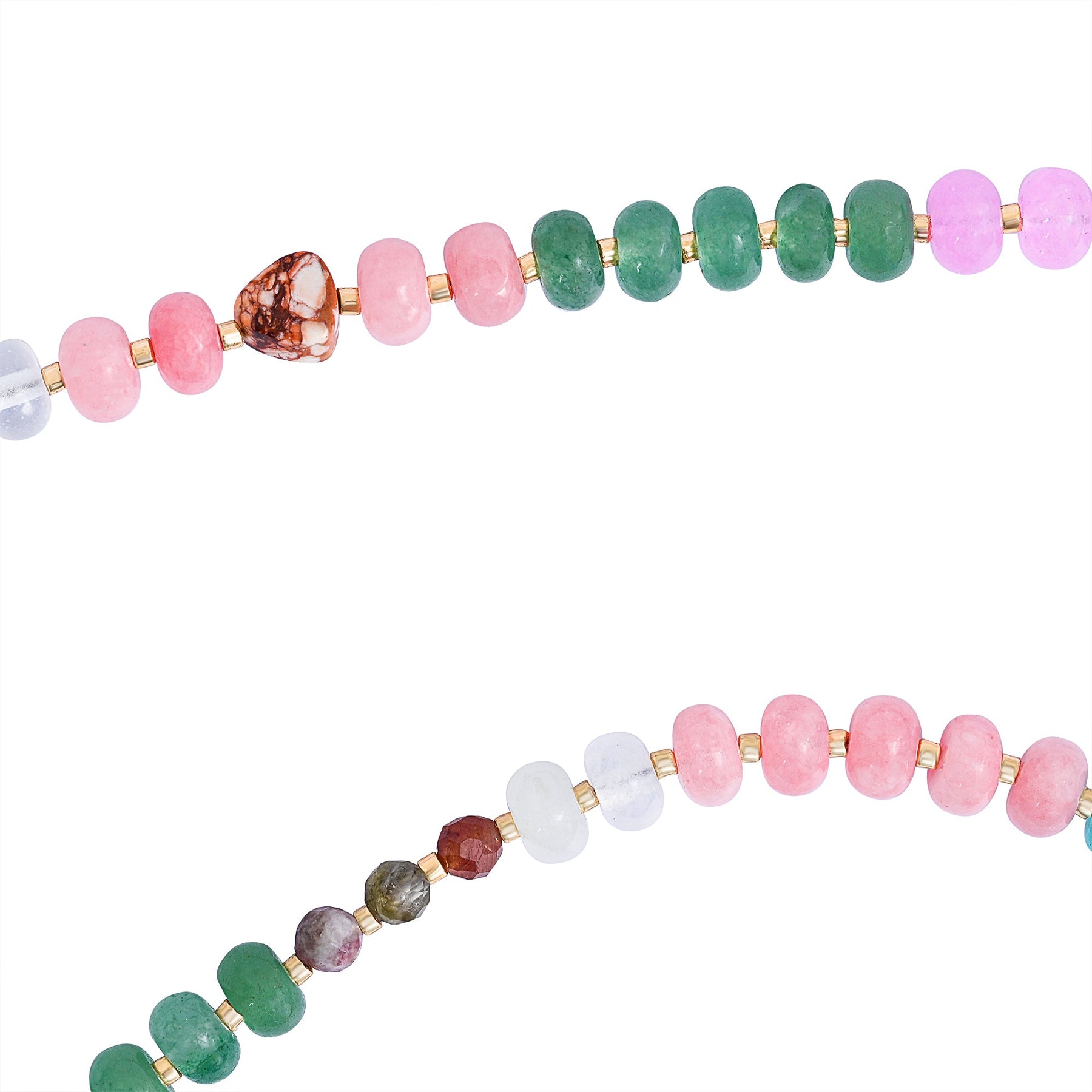 オーロラジェムネックレス