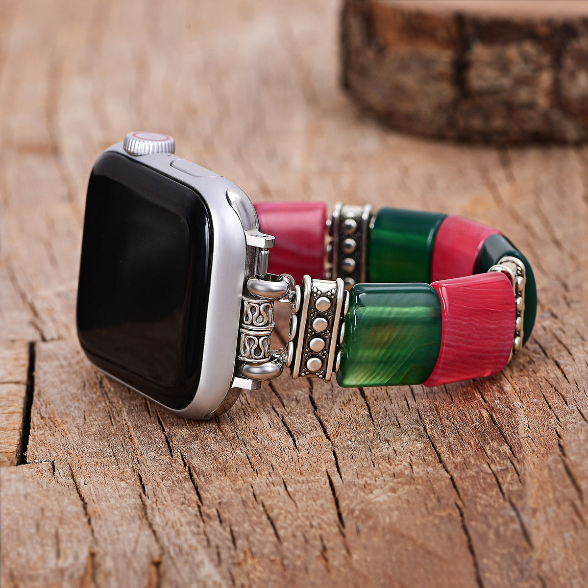 クリスマス トレジャー ストレッチ Apple Watch ストラップ