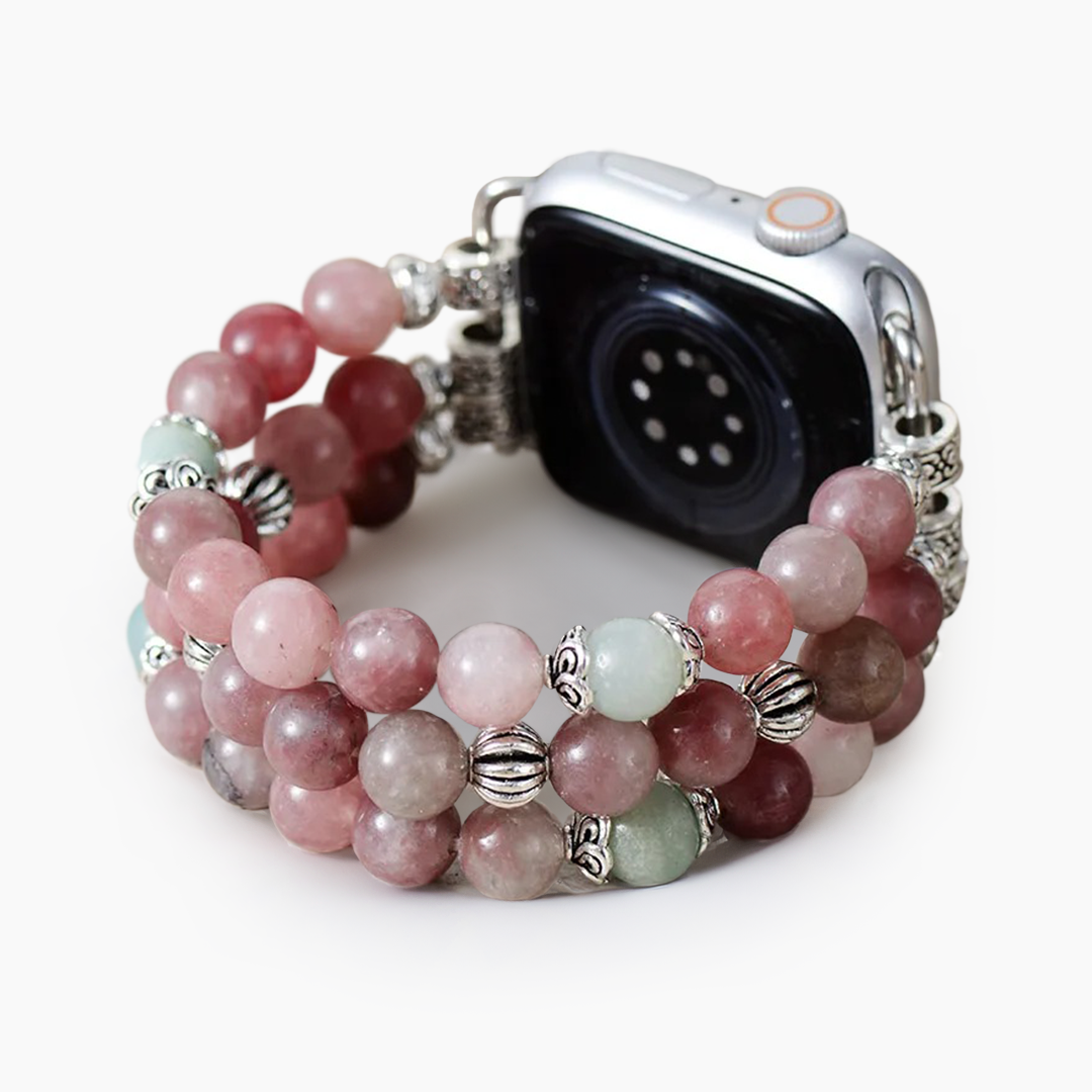 ダスキー・ローズ ストレッチ Apple Watch ストラップ