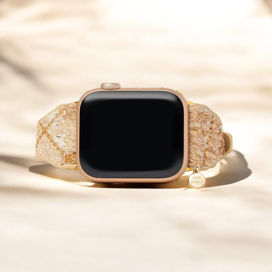 ドリフトウッドヒューズレザーApple Watchストラップ