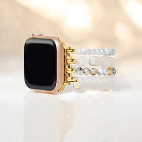 月明かりのアゲートハーモニー Apple Watch ストラップ