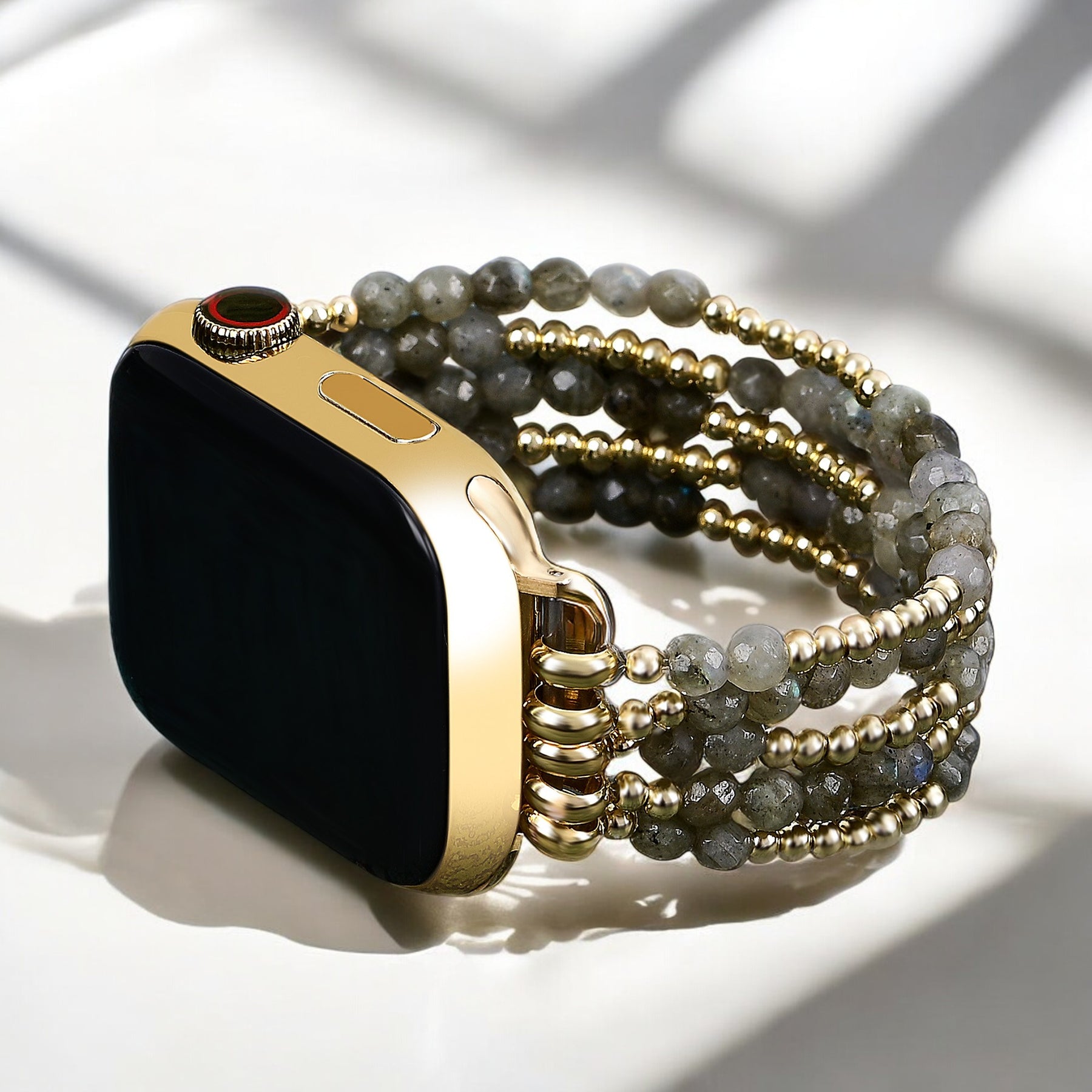 ラブラドライトマジックストレッチApple Watchストラップ