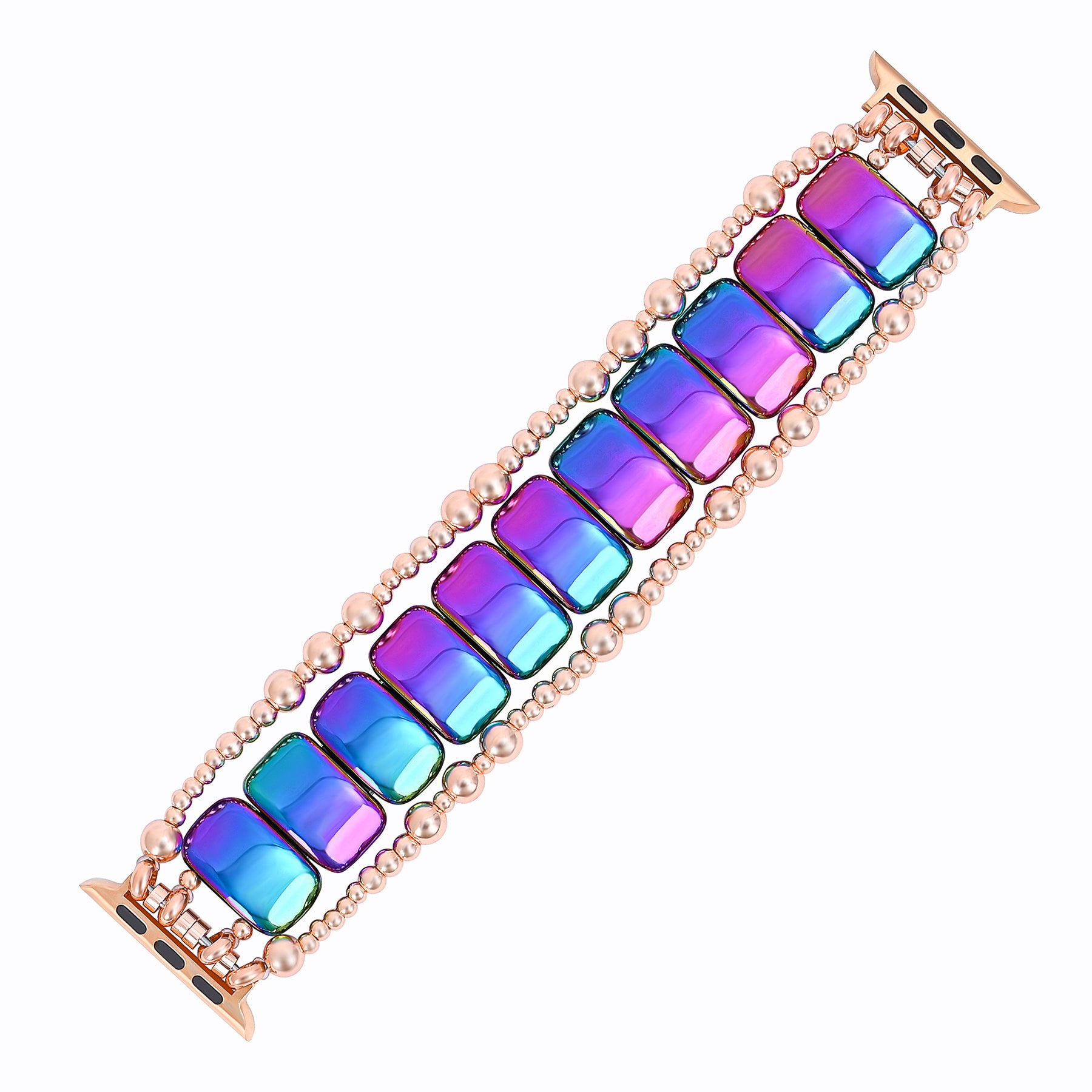 ローズユーフォリア伸縮アップルウォッチバンド