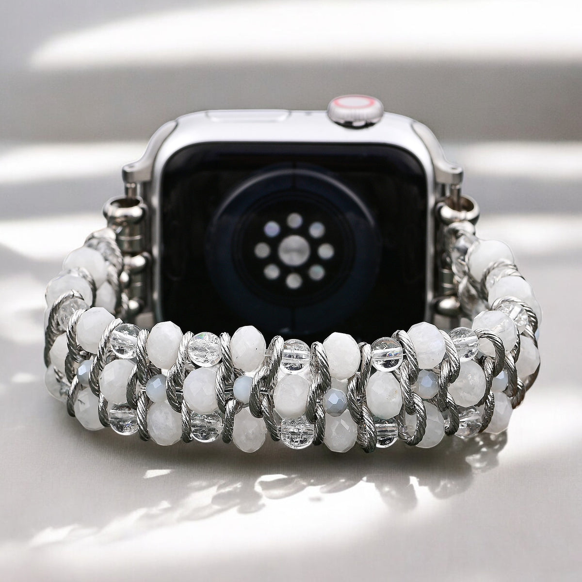 ムーンミラージュ編み伸縮Apple Watchストラップ