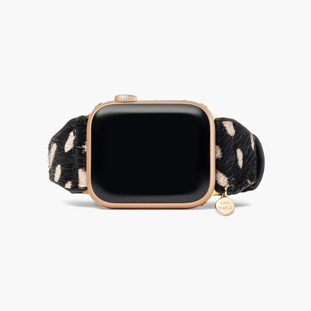 モノクロサファリレザーApple Watchストラップ