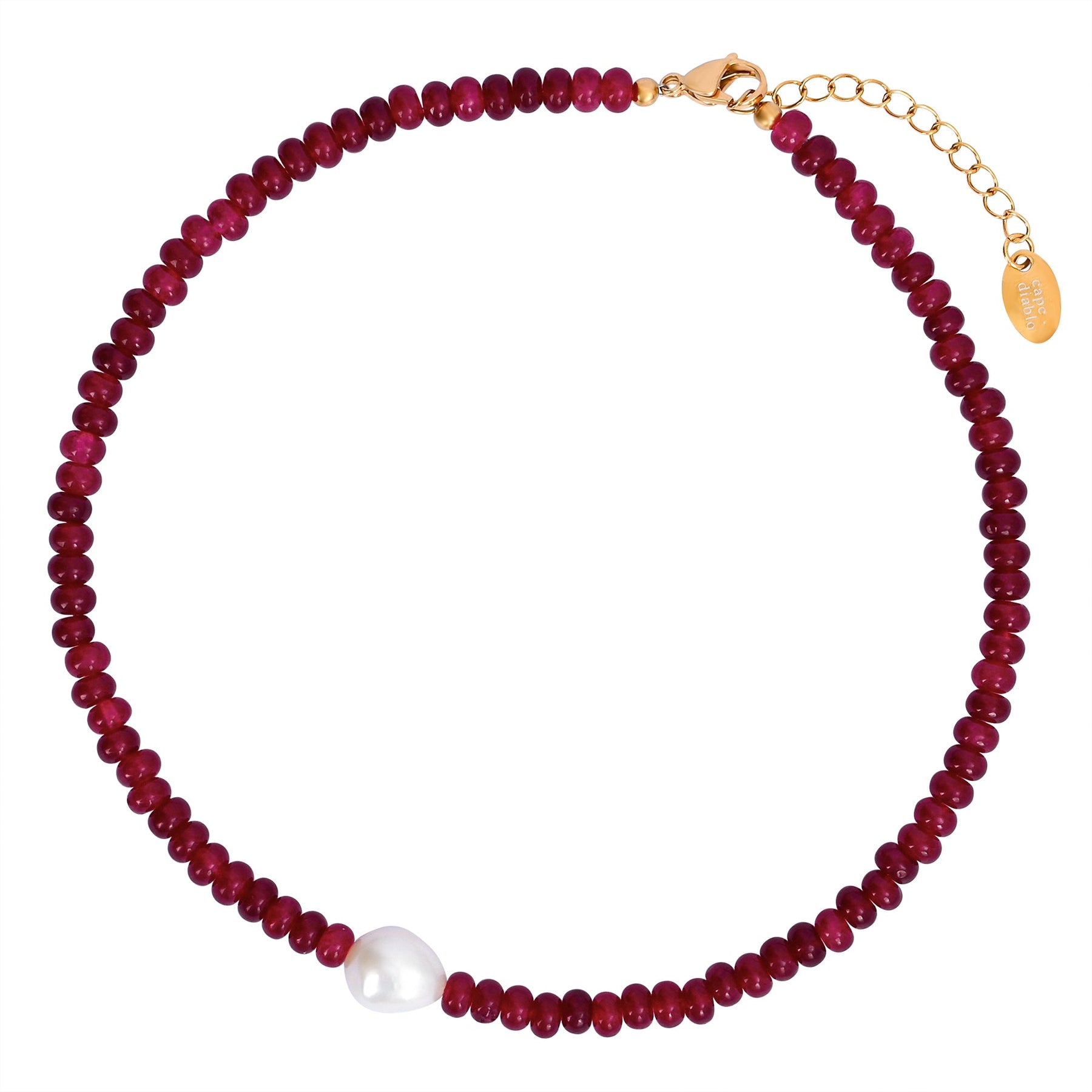 翡翠パールハーモニーネックレス